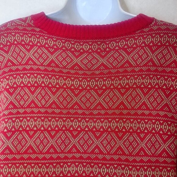 Unisex Ugly Christmas Sweater ERMAHGERD ERTS CHERSTMERS by Alex Stevens - Size M - Picture 7 of 15